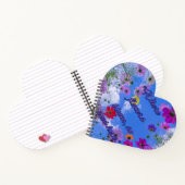 Flowers Bloom Heart Spiral Notebook Notitieboek (Binnen)