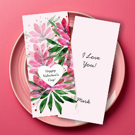 Flowers Bloom Original Art Work Waterverf Kaart