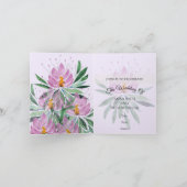 Flowers Bloom Violet Original Art Work Waterverf (Binnen)