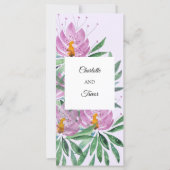 Flowers Bloom Violet Original Art Work Waterverf Kaart (Voorkant)