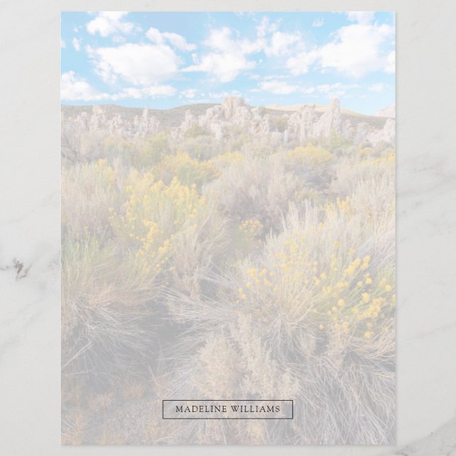 Flowers | Blooming Sagebrush California (Voorkant)