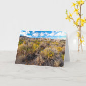 Flowers | Blooming Sagebrush California Kaart (Gele Bloem)