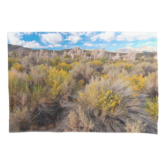 Flowers | Blooming Sagebrush California Kussensloop (Voorkant)