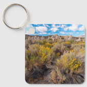 Flowers | Blooming Sagebrush California Sleutelhanger (Voorkant)