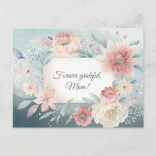 Flowers Blue Briefkaart