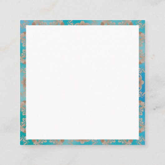 flowers blue informatiekaartje (Achterkant)