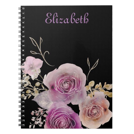  Flowers Boho Notitieboek (Voorkant)