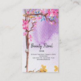 Flowers Bouquet Florist Visitekaartje