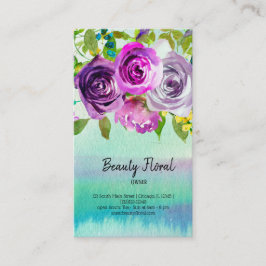 Flowers Bouquet Florist Visitekaartje