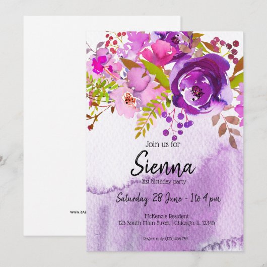 Flowers bouquet for all occassions kaart (Voorkant / Achterkant)