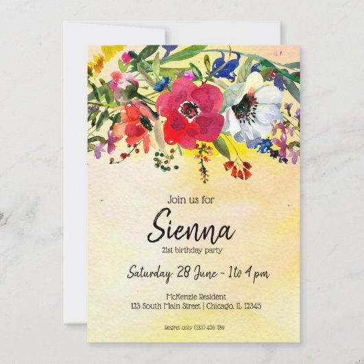 Flowers bouquet for all occassions kaart (Voorkant)