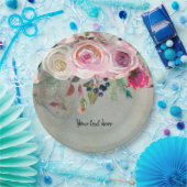 Flowers bouquet for all occassions papieren bordje (Feest)