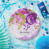 Flowers bouquet for all occassions papieren bordje (Feest)