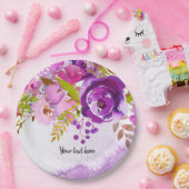 Flowers bouquet for all occassions papieren bordje (Feest)