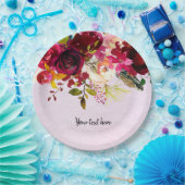 Flowers bouquet for all occassions papieren bordje (Feest)