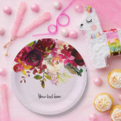 Flowers bouquet for all occassions papieren bordje (Feest)