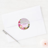 Flowers bouquet for all occassions ronde sticker (Envelop)