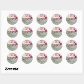 Flowers bouquet for all occassions ronde sticker (Vel)