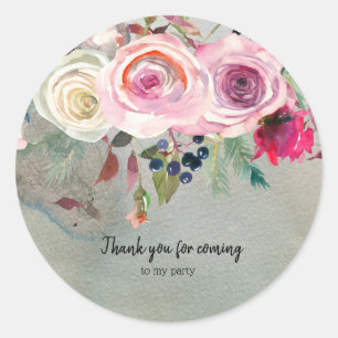 Flowers bouquet for all occassions ronde sticker