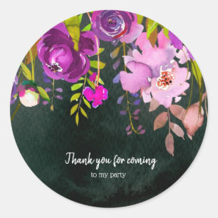Flowers bouquet for all occassions ronde sticker