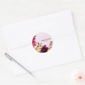 Flowers bouquet for all occassions ronde sticker (Envelop)