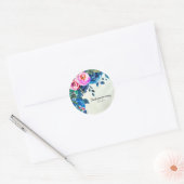 Flowers bouquet for all occassions ronde sticker (Envelop)