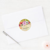 Flowers bouquet for all occassions ronde sticker (Envelop)