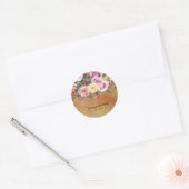 Flowers bouquet for all occassions ronde sticker (Envelop)