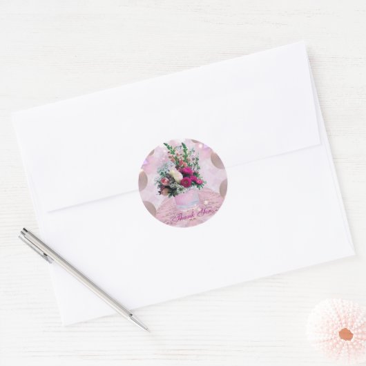 Flowers Bouquet Sticker (Envelop)