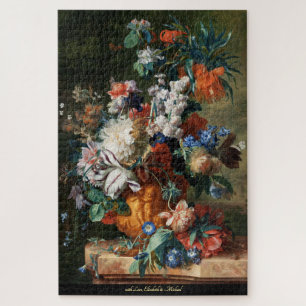 Flowers Bouquet Vintage Painting Family Kids Art Legpuzzel