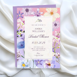 Flowers bridal shower kaart