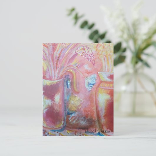 Flowers Briefkaart (Staand voorkant)