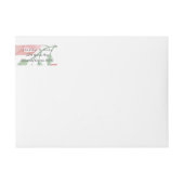  Flowers Burlap Wedding Collectie Adres (Voorkant)