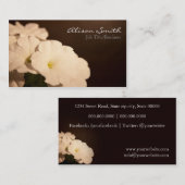 Flowers Business Card Visitekaartje (Voorkant / Achterkant)