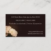 Flowers Business Card Visitekaartje (Achterkant)