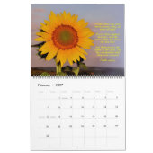 Flowers by Design - Psalms en Proverbs Calendar Kalender (Feb 2027)
