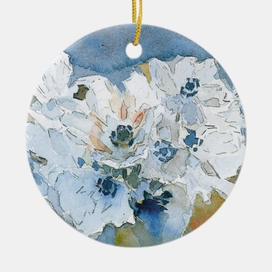 Flowers by Vrubel Keramisch Ornament (Voorkant)