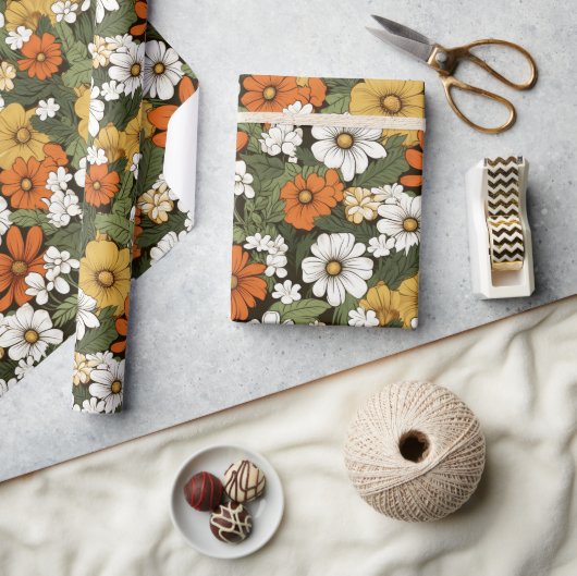 Flowers Cadeaupapier (Crafts)