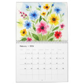 Flowers Calendar Kalender (Feb 2026)