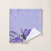 Flowers Campanula Lavender Light Paars Background Bad Handdoek (Wasdoekje)