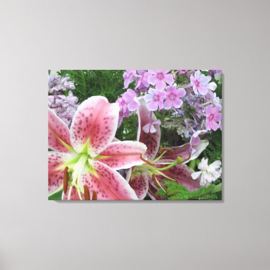 Flowers Canvas - 2 panelen Afdruk (Voorkant)
