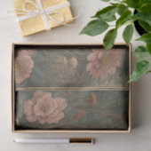 Flowers Castle & postcard snijdt paper Tissuepapier (Geschenk)