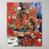 Flowers & Cats - Impressionistische Art Print - Re (Voorkant)