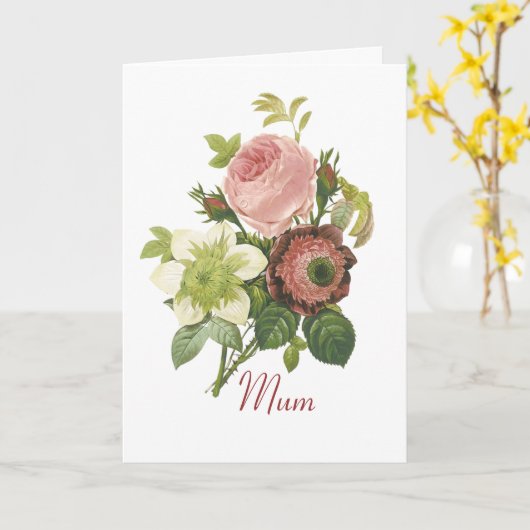 Flowers CC0109 Moederdag Kaart (Gele Bloem)