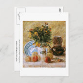 Flowers Coffeepot en Fruit Van Gogh Fine Art Briefkaart (Voorkant / Achterkant)