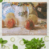 Flowers Coffeepot en Fruit Van Gogh Fine Art Theedoek (Gevouwen)