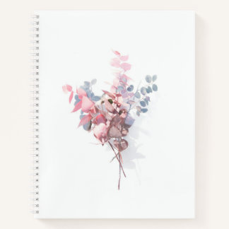 Flowers College Ruled Notebook Notitieboek