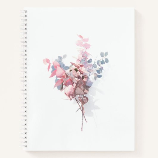 Flowers College Ruled Notebook Notitieboek (Voorkant)