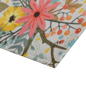 Flowers Colorful Waterverf Cute Snijplank (Hoek)