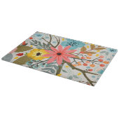 Flowers Colorful Waterverf Cute Snijplank (Hoek)